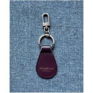 Aimé Leon Dore ALD Leather Key Fob / Keychain | Maroon Purple